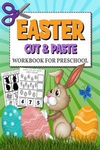 Easter Cut and Paste Workbook for Preschool