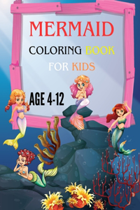 Mermaid Coloring Book For Kids