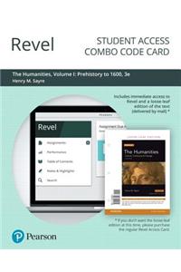 Revel for the Humanities: Culture, Continuity, and Change, Volume 1 -- Combo Access Card