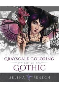 Gothic - Grayscale Edition Coloring Book