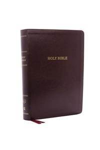 KJV, Deluxe Reference Bible, Super Giant Print, Imitation Leather, Burgundy, Indexed, Red Letter Edition