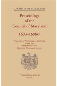 Proceedings of the Council of Maryland, 1693-1696/7