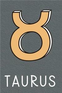Taurus Zodiac Sign Notebook