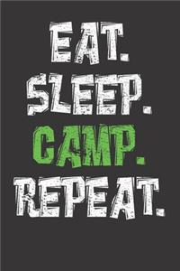 Camping Camper Camp Notebook Journal