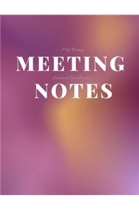 My Boring Meeting Survival Guide and Notes