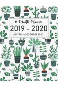 18 Month Planner July 2019-December 2020