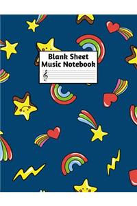 Blank Sheet Music Notebook