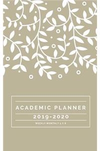Academic Planner 2019-2020 weekly monthly 5 x 8