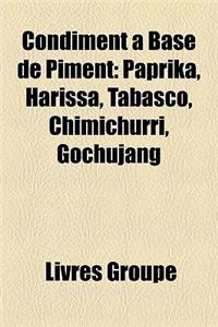 Condiment Base de Piment