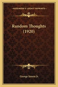 Random Thoughts (1920)