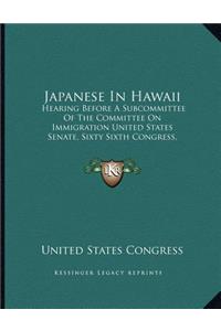 Japanese In Hawaii