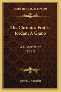 Chronica Fratris Jordani A Giano