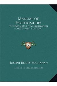 Manual of Psychometry