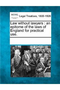 Law without lawyers