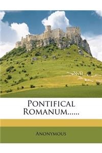 Pontifical Romanum......