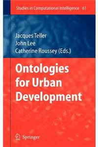 Ontologies for Urban Development