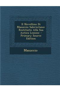 Novellino Di Masuccio Salernitano