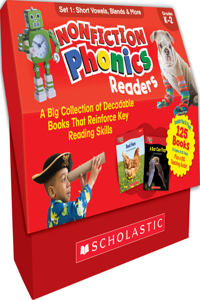 Nonfiction Phonics Readers Set 1: Short Vowels, Blends & More (Multiple-Copy Set)