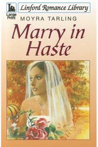 Marry in Haste