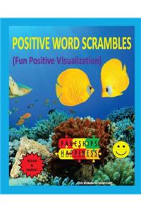 Positive Word Scrambles (Fun Positive Visualization)