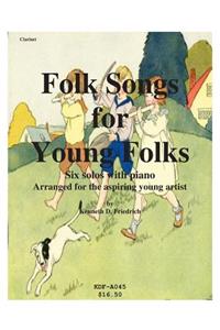 Folk Songs for Young Folks - clarinet and piano