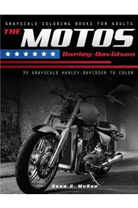 The Motos Harley: Harley Davidson Coloring Book
