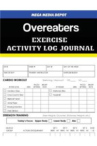 Overeaters Exercise Activity Log Journal