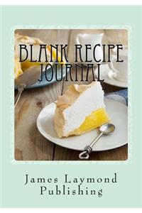 Blank Recipe Journal