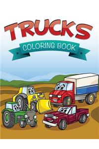 Trucks Coloring Book