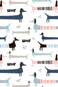 Woof (Blank Lined Journal)