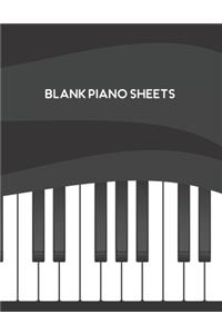 Blank Piano Sheets