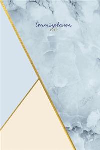 Terminplaner 2020 hellblau beige