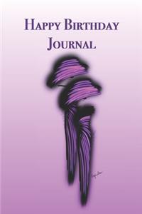 Happy Birthday Journal in Violet