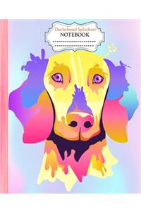 Dachshund Splashart Notebook