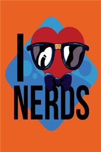I Love Nerds - Geek Charming Notebook