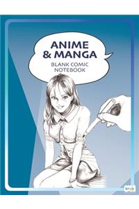 Anime Manga Blank Comic Notebook