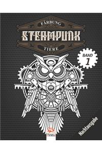 Färbung Steampunk Tiere - Band 1 - Nachtausgabe