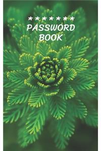 Password Book with Tabs Keeper And Organizer You All Password Notebook: Internet password book password organizer with tabs alphabetical green tree