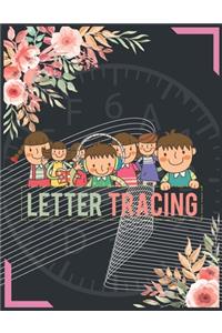 Letter Tracing Book for Kids. Kindergarten Workbook. Beginner to Tracing ABC Letters A-Z. Alphabet Handwriting Practice Workbook for Kids.