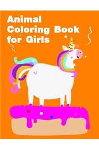 Animal Coloring Book for Girls