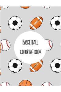 Basketball Coloring Book