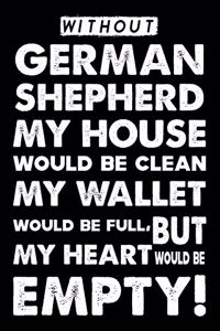 Without German Shepherd My House Would Be Clean