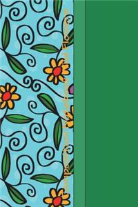 Composition Notebook Wild Flowers: Cool Crazy Flowers Pattern 6 X 9 Wide Ruled Paper Notebook, Appreciation, Quote Journal or Diary Unique Inspirational Gift for Friend or Teacher, Beginning or End of School Year, Retirement, Birthday or Gratitude