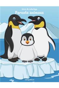 Livre de coloriage Parents animaux 2