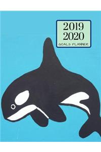 2019 2020 Ocean Whales 15 Months Daily Planner