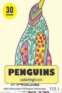 Penguins Coloring Book