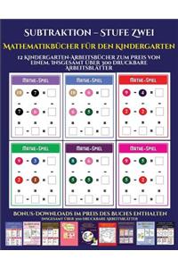 Mathematikbücher für den Kindergarten (Subtraktion - Stufe Zwei)