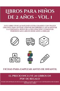 Fichas para empezar antes de infantil (Libros para niños de 2 años - Vol. 1)