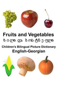 English-Georgian Fruits and Vegetables Children's Bilingual Picture Dictionary