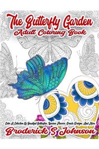 The Butterfly Garden Adult Coloring Book